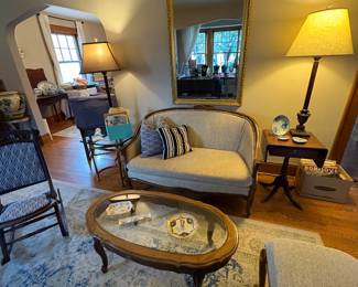 French Settee & Coffee Table