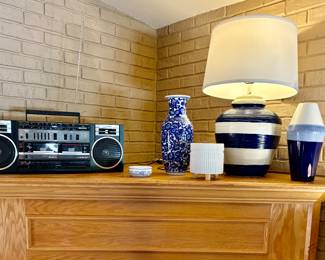 Boom Box & Pottery