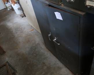 metal storage cabinet