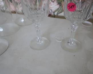 another view of stemware