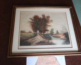 vintage lithograph