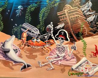 MICHAEL GODARD "Sandbar II" Signed Limited Edition Giclee