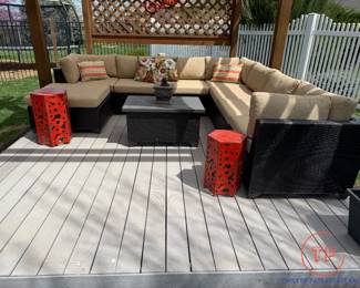 Outdoor L-Shaped Patio Furniture Set
