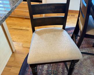 Distressed Wood High Top Table and Chair Set