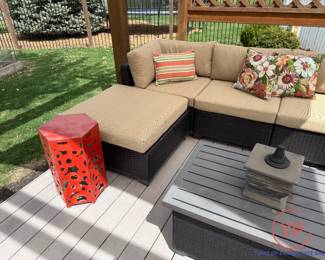 Outdoor L-Shaped Patio Furniture Set