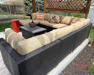 Outdoor L-Shaped Patio Furniture Set