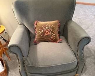 ROWE Studded Armchair
