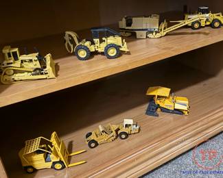 Collection of Diecast Construction Vehicles/Equipment