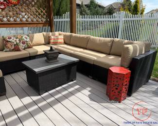 Outdoor L-Shaped Patio Furniture Set