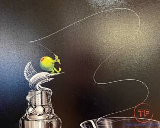 MICHAEL GODARD "Marlin Martini" Signed Limited Edition Giclee