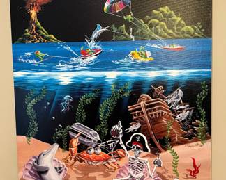 MICHAEL GODARD "Sandbar II" Signed Limited Edition Giclee