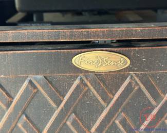 Fire Sense Outdoor Patio Cast Aluminum Fire Pit