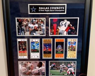 DALLAS COWBOYS "5-Time Super Bowl Champions" Plaque
