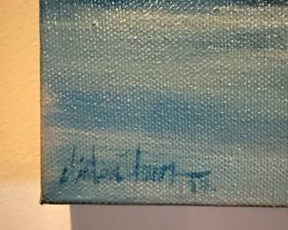 Original Oil on Canvas STAR WARS Binary Sunset Iconic Scene (6' x 3') by CLINT YAWS