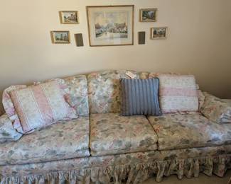 Couch and English Decor.