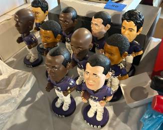 Assortment of collectible bobbleheads