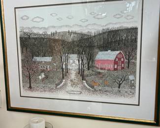 Signed and numbered art by Cuca Romley