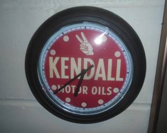 Advertising cloc (battery operated)