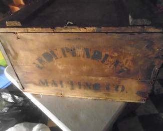 vintage advertising box