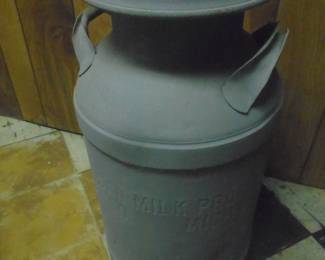 Otsego Michigan milk can