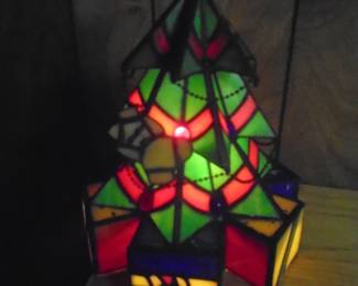 stained glass lichter Christmas Tree