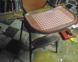 mid-century high chair