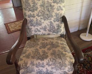 Wing back chair in excellent shape
