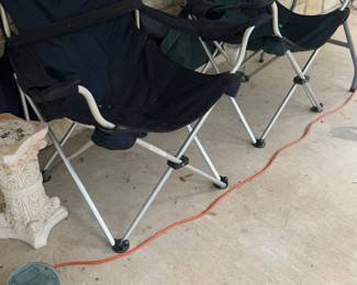 Coleman folding chairs