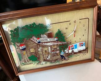 Pepsi clock with box!