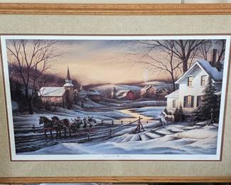 ORIGINAL TERRY REDLIN LTD. ED. FRAMED PRINT
