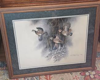 QUAIL WILDLIFE LTD. EDITION PRINT