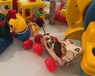 Pull and play toys