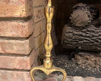 Brass Fireplace Ends