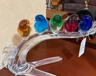 Murano sculpture 20th century hand blown glass