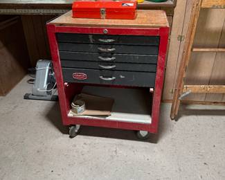 Tool chest with tools