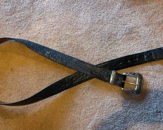 Lucchese Ostrich Belt