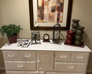 Dresser, Candleholders, Wineracks….