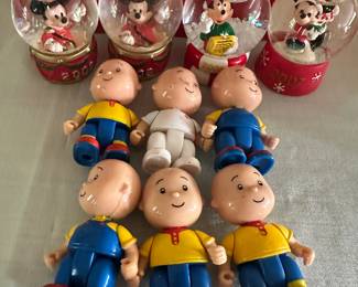 Caillou Figures
Mickey Mouse 2007, 2008 Snow Globes