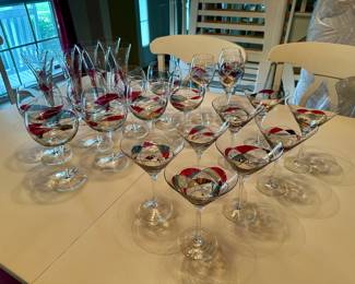 Milano Romanian Mosaic - Flutes, Wine, Martini