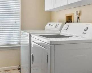 Amana Dryer purchased in 8/2024, Maytag Washer