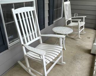 Wood Rockers (total of 4)
Wood Table