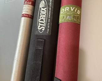 Orvis and St Croix fishing poles