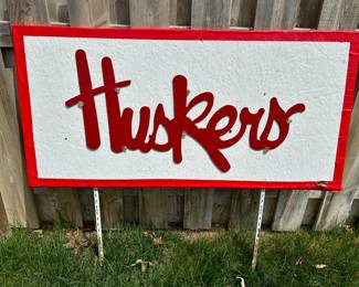 Husker Yard Sign