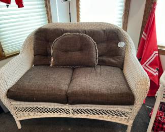 Wicker Loveseat