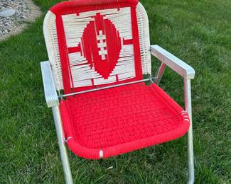 Macrame Aluminum Lawn Chair