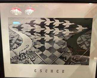 MC Escher graphic art