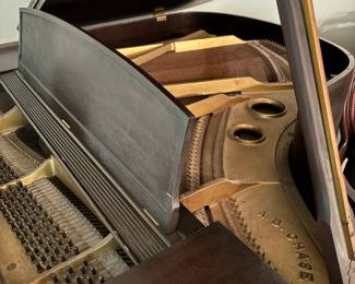 A.B. Chase Baby Grand Piano, Early 20th Century.