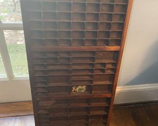 Antique letter press.