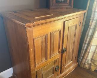 Antique ice box.