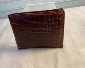 Alligator wallet, vintage.